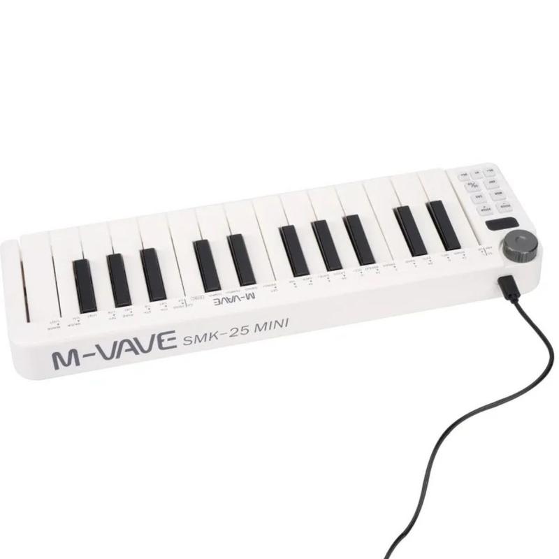 DTM・DAW M-VAVE-Mini Teclado MIDI Mini Teclado M-Vave SMK25 Mini Controlador Midi 25 Teclas